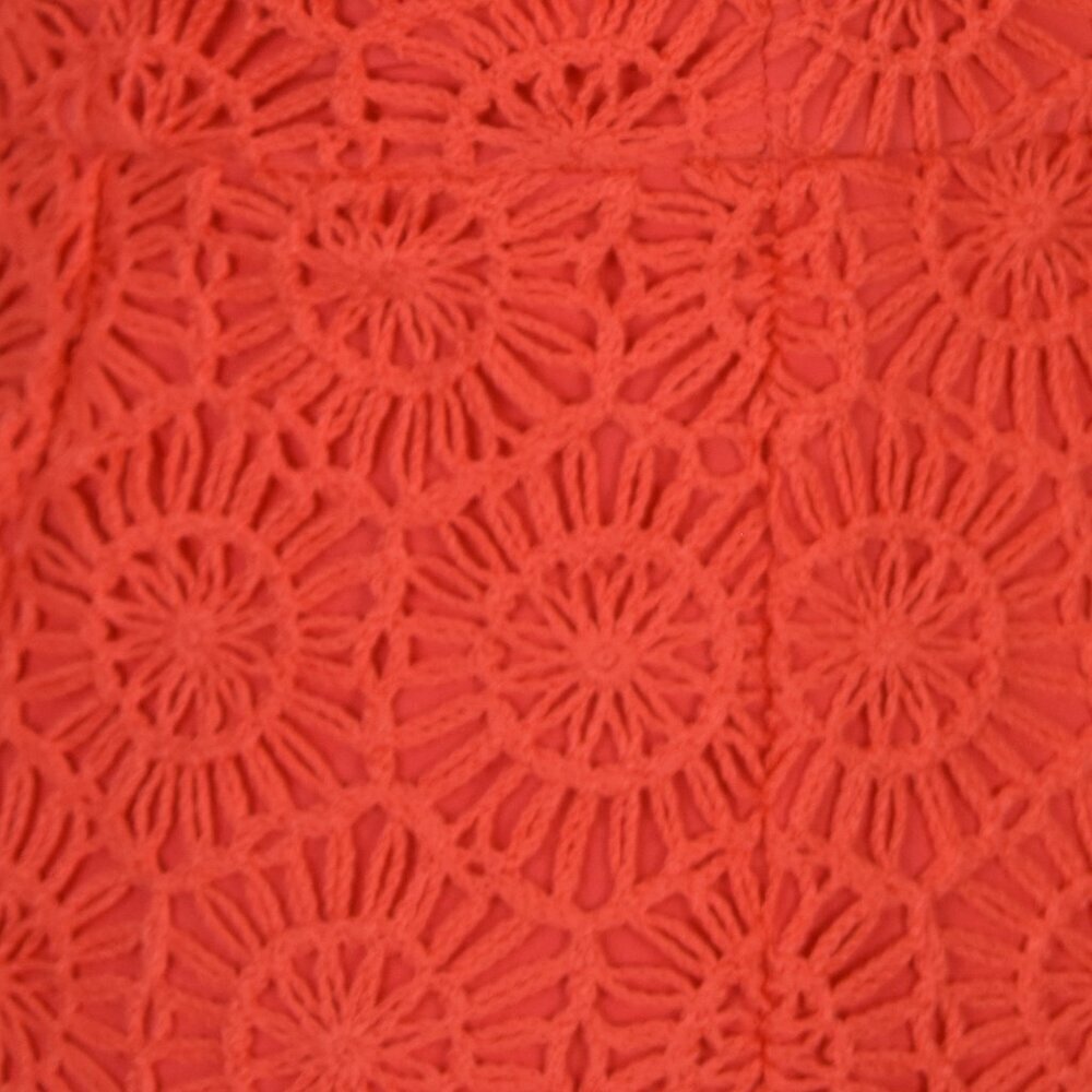 Lulu's Chic Intent Bright Red Crochet Textured St… - image 2